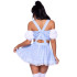 Сексуальне вбрання Дороті Leg Avenue Ruby Slipper Sweetie, XS, 4 предмети, біло-блакитний (207536) – фото 10