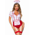 Сексуальний костюм медсестри Leg Avenue, M, 2 предмета, біло-червоний (207523) – фото 3