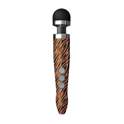 Массажер-микрофон Doxy Die Cast 3R Wand Vibrator Tiger, тигровый (208209) – фото 1
