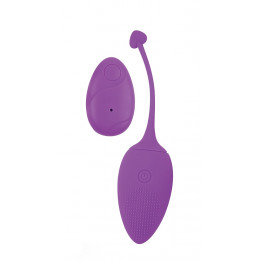 Виброяйцо рельефное с дистанционным пультом Sweety Teaser фиолетовое, 14.5 х 3.5 см – фото