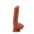 Фаллоимитатор реалистичный Chisa Bottomless pleasure на присоске, коричневый, 20 х 4.5 см (205381) – фото 2