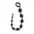 Анальная цепь Black Mont силиконовая, 36.5 см, черная (39107) – фото 3