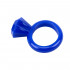 Эрекционное кольцо в виде кольца с бриллиантом, белое и синее, 2.5 см  (цена за 1 шт) (41634) – фото 4