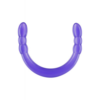 Фалоімітатор подвійний, нереалістичний toy JOY фіолетовий, 45 х 3 см (207756) – фото 1