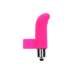 Вібратор на палець tickle pleaser рожевий, 8 х 2 см – фото