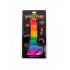 Фаллоимитатор реалистичный на присоске Rainbow Lover разноцветный, 18 х 3 см (207693) – фото 4