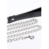 Повідець з чорною петлею Taboom Chain Leash, сріблястий (207731) – фото 4