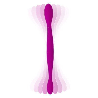 Вібратор подвійний нереалістичний TOY JOY Infinity фіолетовий, 37 х 3.5 см (207711) – фото 1