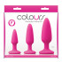 Набор анальных пробок Colours Pleasures Trainer Kit розовый (205698) – фото 2