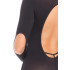 Сексуальне плаття з відкритою спиною Pink Lipstick, OS, з глибоким декольте, чорне (205812) – фото 4