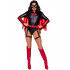Сексуальний костюм Leg Avenue Bat Woman, s, з 4 предметів, чорно-червоний (207539) – фото 5