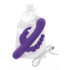 Вибратор-кролик с анальной елочкой Toy Joy фиолетовый, 21.5 х 4 см (215825) – фото 2