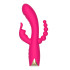 Вібратор-кролик рельєфний з ялинкою Aphrodite Toy Joy рожевий, 21 х 3.7 см (215828) – фото 8