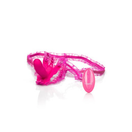 Вибратор-бабочка вагинальный с дистанционным пультом CalExotics розовый, 8.2 х 3.2 см