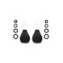 Помпы для сосков Taboom с набором колец, черные (215919) – фото 6