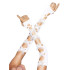 Перчатки с бабочками, с открытыми пальцами Leg Avenue, OS, высокие, белые (216011) – фото 3