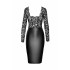 Сексуальное платье, S, F295 Noir Handmade Euphoria с кружевным верхом, виниловое, черное (217226) – фото 6