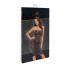 Еротичне мереживне плаття, M, F301 Noir Handmade Catalyst зі шнурівкою, чорне (217239) – фото 3