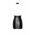 Сексуальное платье виниловое с полупрозрачным верхом, S, F311 Noir Handmade Eros, с цветочным узором, черное (217260) – фото 3