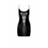 Сексуальне плаття вініл, S, F307 Noir Handmade Mirage, з доріжкою страз, чорне (217251) – фото 4