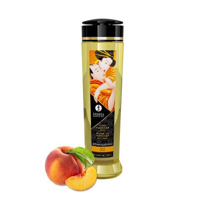 Масажне масло з ароматом персика Shunga, 240 мл (217349) – фото 1