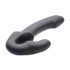 Безремневий страпон з вібрацією Evoke Vibrating Strapless Strap-On чорний, 24.7 х 4 см (216891) – фото 4