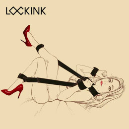 Система фиксации с манжетами Lockink черная – фото