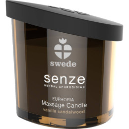 Масажна свічка Swede Senze, з ароматом ванілі і сандалу, 50 мл – фото