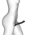 Безремневой страпон, XL, з вібрацією і вакуумної стимуляцією Strap-On-Me з дистанційним пультом, чорний, 16.2 х 4.7 см (217071) – фото 6