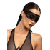 Сексуальное боди с маской Leg Avenue, M/L, в мелкую сетку, со шнуровкой, черное (216055) – фото 3