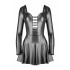 Мини-платье Noir Handmade с заклепками размер M, черное (37385) – фото 7