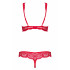 Сексуальный комплект с бежевыми вставками L/XL, красный (37406) – фото 4