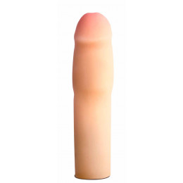 Реалистичная удлиняющая насадка на пенис, 16 см