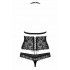 Сексуальный комплект с поясом на шнуровке S/M, черный (30831) – фото 3