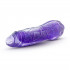 Вибратор реалистичный светящийся, фиолетового цвета, 22.8 см х 5 см (33710) – фото 2