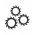Набір з трьох эрекционных кілець чорного кольору (33059) – фото 3