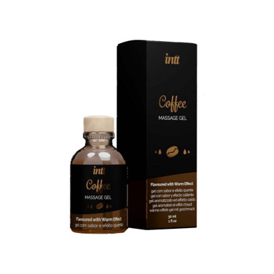 Массажный гель с согревающим эффектом для поцелуев со вкусом Coffee Intt 30 мл (36728) – фото 1