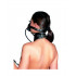 Leather Head Mask -  Маска с кляпом и ошейником (2611) – фото 3