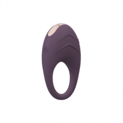 Эрекционное кольцо с вибрацией фиолетовое ROYAL FANTASIES AVETA (36930) – фото 1