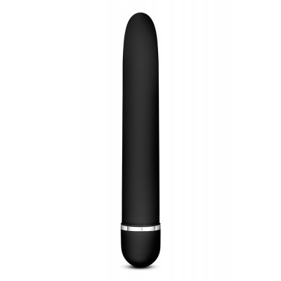 Вибратор классический, мультискоростной, пластик, черный, 17,7 см (42045) – фото 1