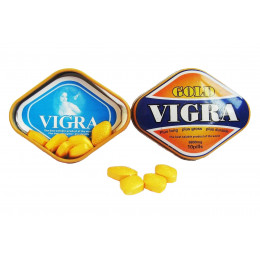 Збуджуючі таблетки для чоловіків VIGRA Gold, за 3шт – фото