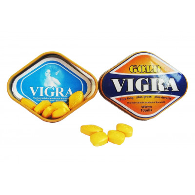 Возбуждающие таблетки для мужчин VIGRA Gold, за 3шт (10758) – фото 1