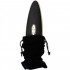 Люксовый вакуумный стимулятор Satisfyer (Сатисфаер) Luxury Haute Couture Black со вставкой из кожи (39559) – фото 8
