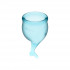 Набор менструальных чаш Satisfyer (Сатисфаер) Feel Secure (light blue) (39542) – фото 5
