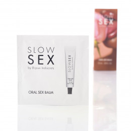 ПРОБНИК Бальзам для орального секса ORAL SEX BALM Slow Sex Bijoux Indiscrets, 2 мл – фото