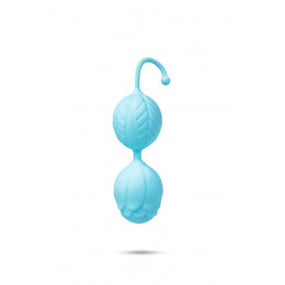 Вагинальные шарики со смещенным центром тяжести, голубой, 14см х 3.5см