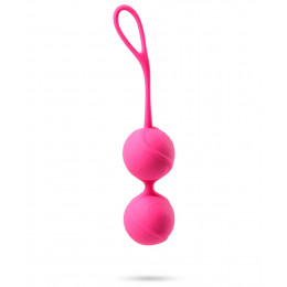 Вагінальні кульки Odeco, силіконові, рожеві, 116 грам – фото