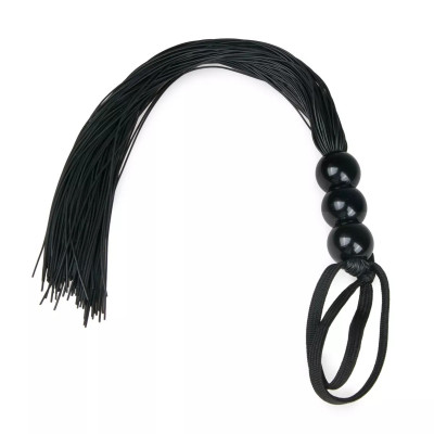 Плетка силиконовая Black Silicone Whip, 32 см (53627) – фото 1