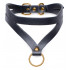 Нашийник бондажний Master Series Bondage baddie Collar With O-ring, чорний (53620) – фото 4