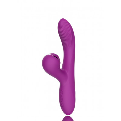 Вибратор-кролик с волновой стимуляцией клитора Air Pulsing Messenger, фиолетовый (53970) – фото 1